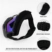 Motorcycle Helmet Riding Goggles Glasses With Removable Face Mask,Detachable Fog-proof Warm Goggles Mouth Filter