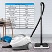 Maxkon Home High Pressure Carpet Floor Window Steam Cleaner Mop White