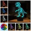 3D Dinosaur Bedside Lamp,Xmas Birthday for Kids Baby Boy