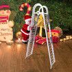 Santa Claus Climbing Ladder Electric Doll Christmas Tree Hanging Ornament