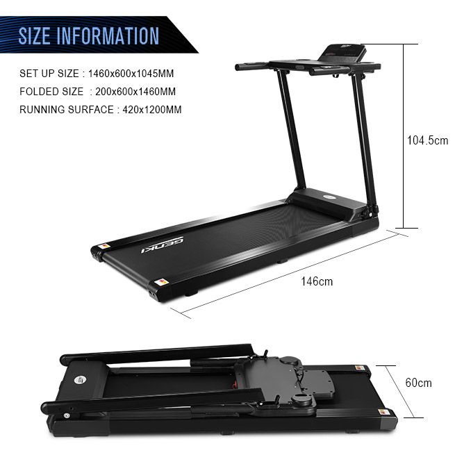 Reach Evolve HP Peak For Running Walking Jogging With Auto Incline 90 Degree  Foldable Treadmill For Home Gym Fitness Machine With LCD, 90 Degree  Pushups