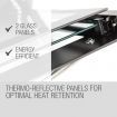 EuroChef 60cm Stainless Fan Forced Electric Wall Oven 8 Function Grill Touch Control