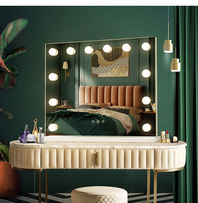 Maxkon Hollywood Style Makeup Mirror Lighted Vanity Mirror with 12 LED Lights Crazy Sales