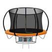 Everfit 8FT Trampoline for Kids w/ Ladder Enclosure Safety Net Rebounder Orange