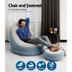 Bestway Inflatable Air Chair Seat Couch Lazy Sofa Lounge Ottoman Purple/Blue