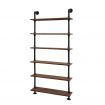 Artiss Floating DIY Pipe Shelf 6 Tiers - IRA