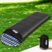 Weisshorn Sleeping Bag Single Thermal Camping Hiking Tent Grey