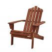 Gardeon Adirondack Outdoor Chairs Wooden Beach Chair Patio Furniture Garden Brown