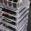 Cosmetic 7/8//9/10/11 Drawer Makeup Organizer Storage Jewellery Box Acrylic