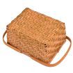 Picnic Basket Wicker Baskets Outdoor Deluxe Gift Storage Person Storage Carry