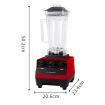 2L Commercial Blender Mixer Food Processor Juicer Smoothie Ice Crush Maker Red