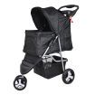 PaWz Pet Stroller 3 Wheels Dog Cat Cage Puppy Pushchair Travel Walk Carrier Pram