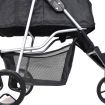 PaWz 4 Wheels Pet Stroller Dog Cat Cage Puppy Pushchair Travel Walk Carrier Pram