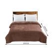 DreamZ 320GSM 220x240cm Ultra Soft Mink Blanket Warm Throw in Mink Colour