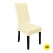 6x Stretch Elastic Chair Covers Dining Room Wedding Banquet Washable Champagne