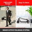 320W Folding Electric Scooter with App Control Headlight LED Display Black 