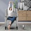 Luxury Recliner Chair Armchair Single Sofa Padded Fabric Couch Lounge Living Room Furniture
