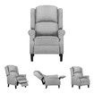 Luxury Recliner Chair Armchair Single Sofa Padded Fabric Couch Lounge Living Room Furniture