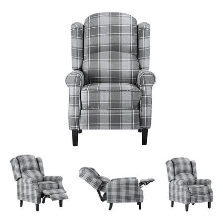 dfs grey armchair