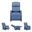 Upholstered Recliner Chair Armchair Fabric Sofa Lounge Couch Living Room Furniture