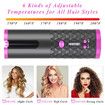Cordless Automatic Hair Curler|Portable Curling Wand for Hair Styling Anytime Anywhere