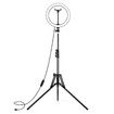 10 Inch LED Ring Light Selfie Ring Light with Tripod Stand for Live Video Photography 