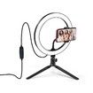 10 Inch LED Ring Light Selfie Ring Light with Desktop Stand for Live Video Photography