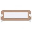 Toddler Safety Bed Rail Taupe 102x42 cm Polyester