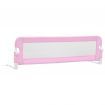 Toddler Safety Bed Rail Pink 120x42 cm Polyester