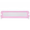 Toddler Safety Bed Rail Pink 120x42 cm Polyester