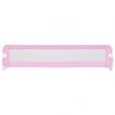 Toddler Safety Bed Rail Pink 180x42 cm Polyester