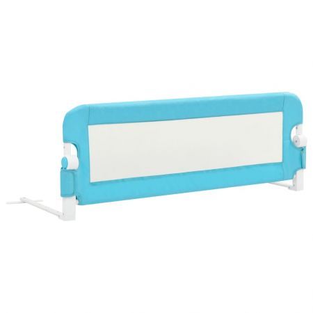 Toddler Safety Bed Rail Blue 120x42 cm Polyester