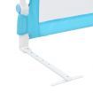 Toddler Safety Bed Rail Blue 120x42 cm Polyester