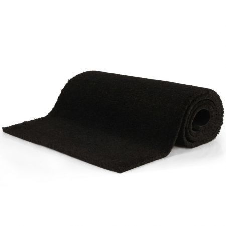 Doormat Coir 17 mm 100x400 cm Black