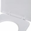 White Soft-close Toilet Seat Square