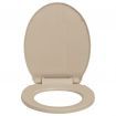 Soft-Close Toilet Seat Beige Oval