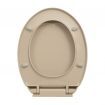 Soft-Close Toilet Seat Beige Oval