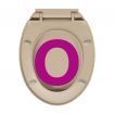 Soft-Close Toilet Seat Beige Oval