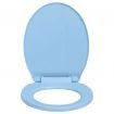 Soft-Close Toilet Seat Blue Oval