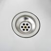 Handmade Kitchen Sink with Overflow Hole Stainless Steel