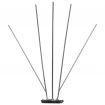 5-row Stainless Steel Bird & Pigeon Spikes Set of 6 3 m