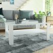 Coffee Table Chipboard 100x59x42 cm White