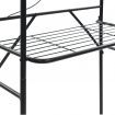 Toilet Rack Black 60x33x174 cm