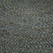 Handmade Pouffe Olive Green 45x30 cm Jute