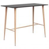 Bar Table Black 120x60x96 cm