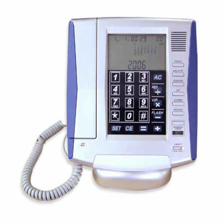 Lcd Touch Panel Desk Phone With Speaker Caller Id 12 Digit