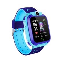 Q12B 1.44 inch Touch Screen Kids Smart Watch Front-facing Camera Safety Zone Alarm -NO PGS-blue