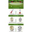 Golf Flagsticks Pro, Putting Green Flags Hole Cup Set, All 6 Feet