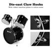 Melodic Full Size 5 Piece Drum Kit for Adult Junior Teen w/ Cymbals Pedal Stool