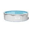 Bestway Hydrium Steel Wall Pool Round Portable Aboveground Swimming Pool Set